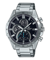 Edifice Men's Watch Analog Black Dial with Silver Stainless Steel Band, EFR-571D-1AVUDF